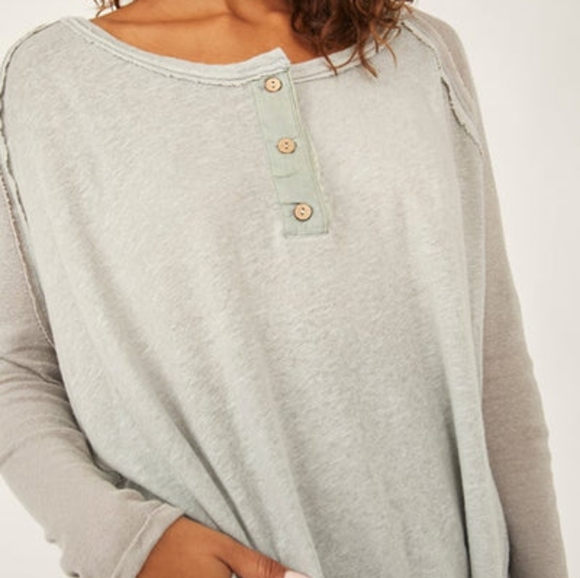 Free People Sage Grand Slam Henley - Picture 4 of 5